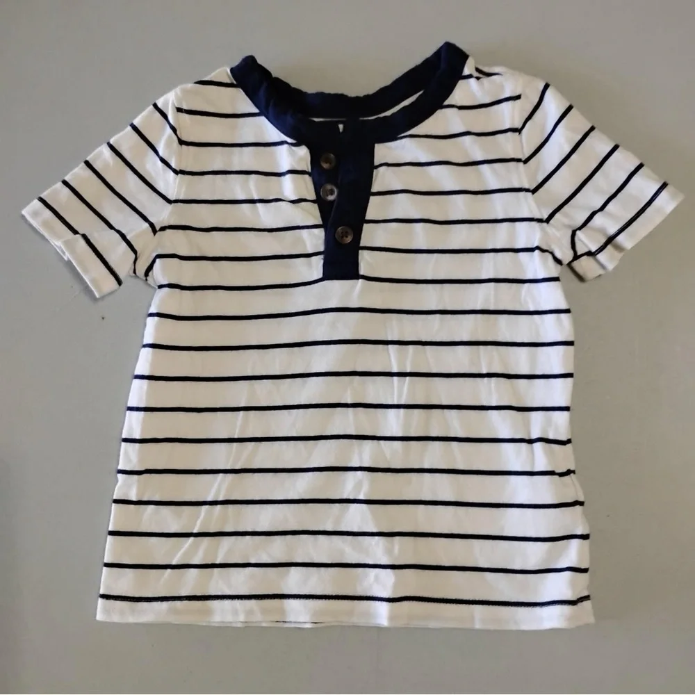 Old Navy Boys Striped Henley Shirt – Size 2T